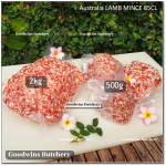 Australia LAMB MINCE 85CL daging domba muda giling frozen 2kg (price/kg)